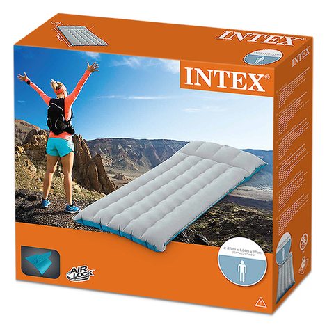 Matelas gonflable de camping Intex individuel – 67x184x17 cm