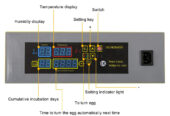 Incubateur De Volaille Électrique Automatique avec fonction de retournement automatique des œufs Capacité de 112 œufs