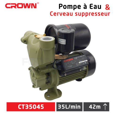 Véritable pompe à eau automatique haute pression Crown Pumpe à Eau & Cerveau Suppresseur CT35045 [CLONE]