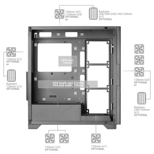 CASE MARS GAMING MC-XP